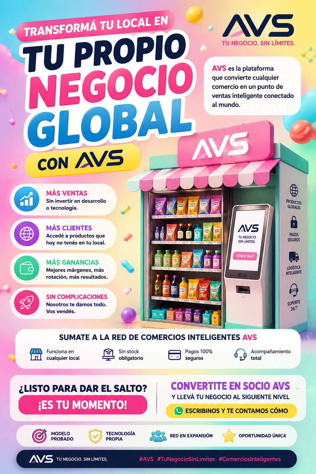 Franquicia Kiosco Fisico AVS